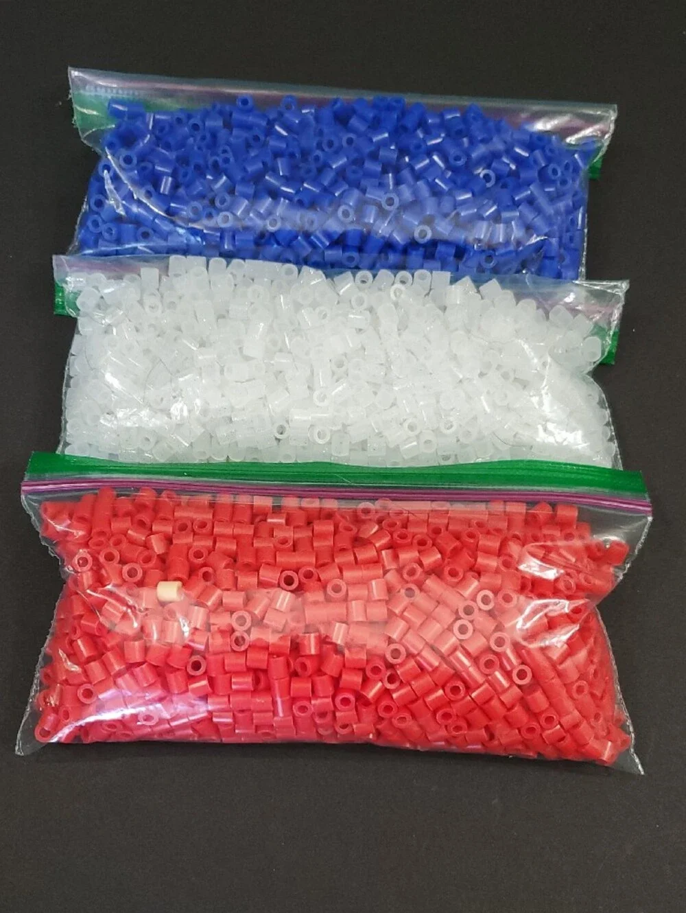 Sorted Perler Beads Set with 3 Pegboards Car Star Square
